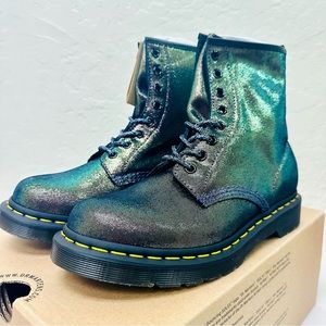 Dr. Martens 1460 Disco Iridescent Suede Boot - NWOT